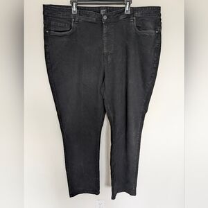 The Perfect Jean NYC Men 46x34 Black Athletic Fit Straight Stretch Comfort
